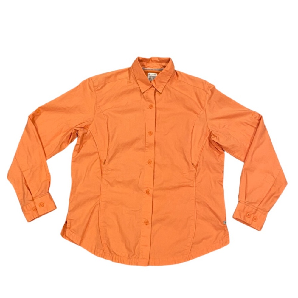 Columbia Sportswear Omni Shade Shirt Women's Size S Long Sleeve Vented Button Up